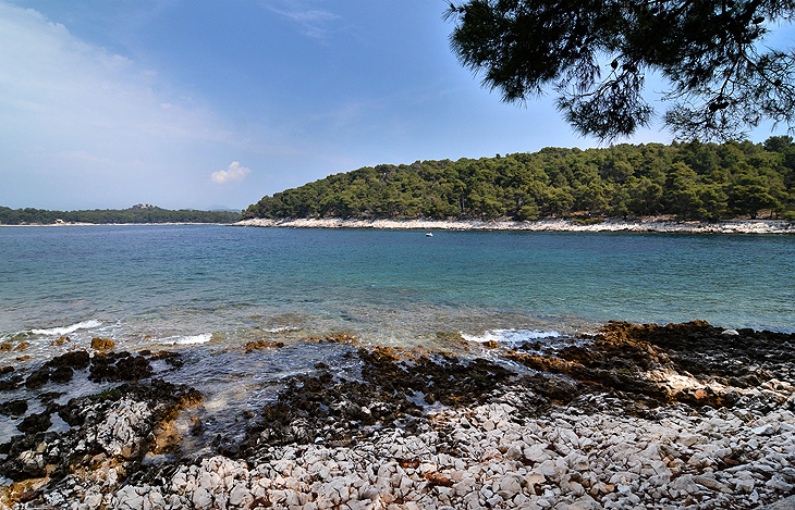 Lussinpiccolo, Isola di Lošinj: Spiaggia di Čikat