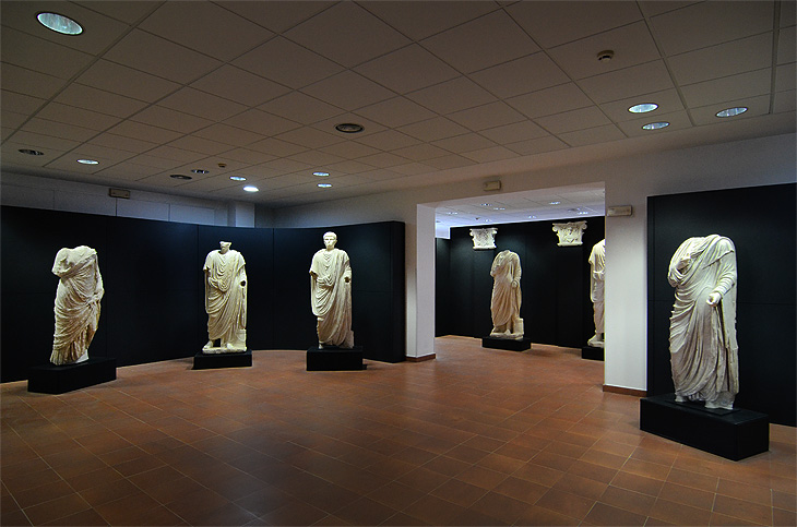 Museo e Parco archeologico nazionale di Scolacium: Sculture