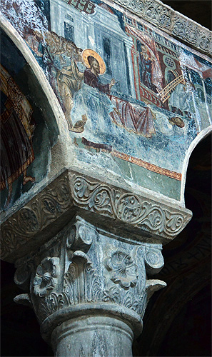 Mystras: Decorazioni al Monastero di Pantanassa