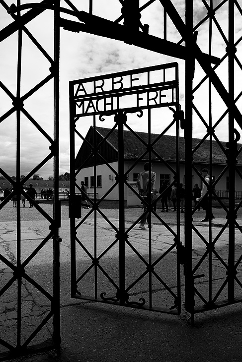 Campo di concentramento di Dachau: Cancello di ingresso