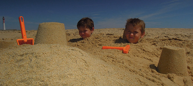 Les Mathes: Sotto la sabbia