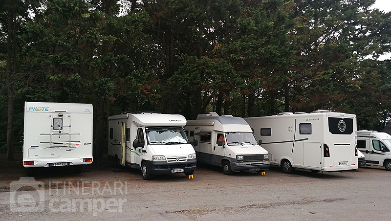 Parcheggio riservato ai camper