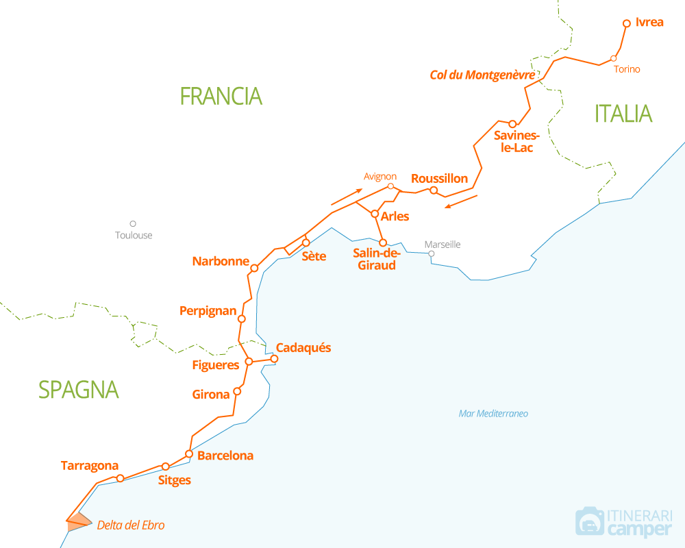 mappa spagna