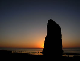 Étretat: Aiguille Creuse