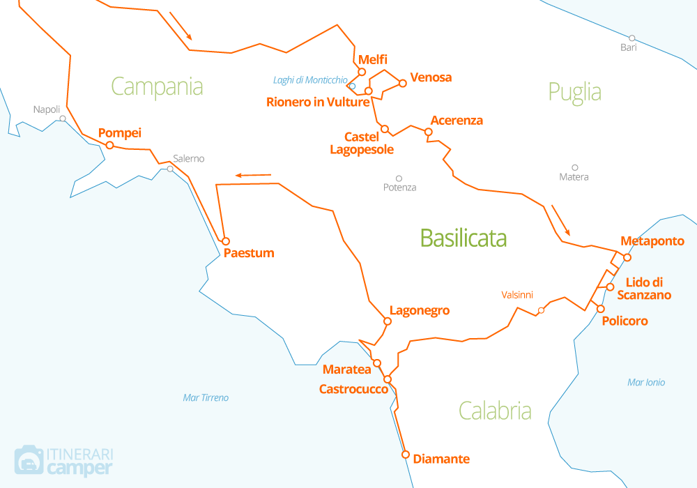 mappa dettaglio basilicata