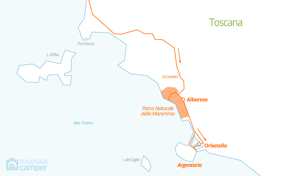 mappa argentario