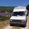 Camper e lavanda