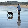 Passeggiata in spiaggia