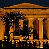 Silhouette al Tempio della Concordia