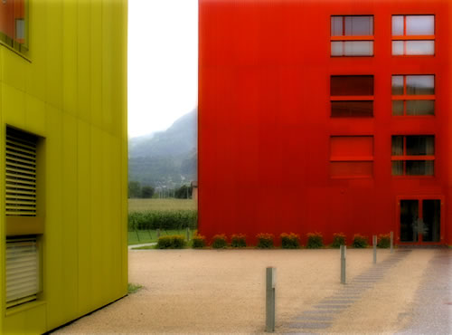 St-Maurice (CH): Architettura svizzera