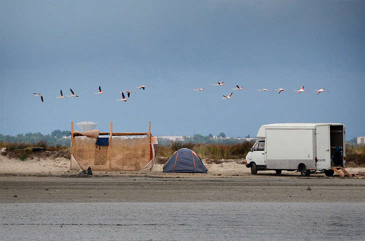 Plage de Piemançon: In volo