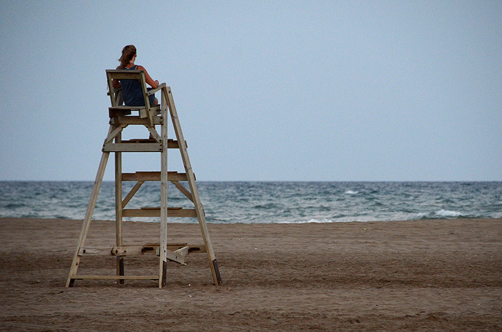 Platja Eucaliptus: Guardiaspiagge