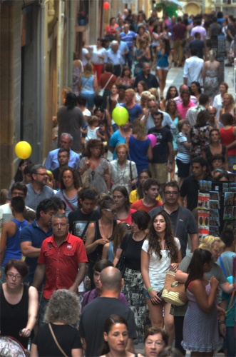 Tarragona: Tra la folla