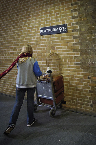 Londra: Binario 9 e 3/4 Harry Potter