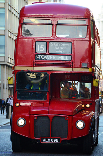 Londra: Autobus a due piani