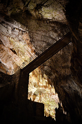 Grotte di Postumia: Ponte sotterraneo