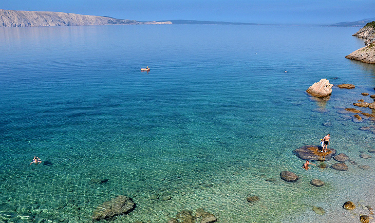 Senj: Spiaggia