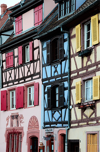 Colmar: Case colorate