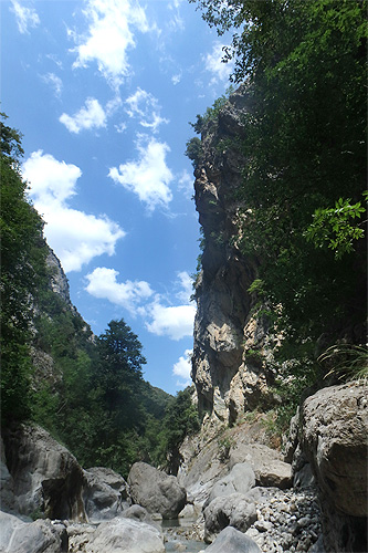 Gole di Barile (Canyon del Raganello): Torrente Raganello