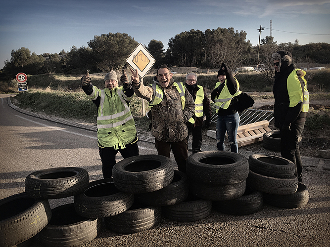 Avignon: Les gilets jaunes