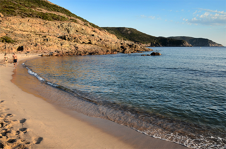 Plage d'Arone: Tramonto