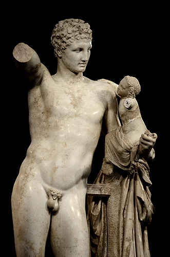 Museo archeologico di Olimpia: Hermes con Dionisio bambino