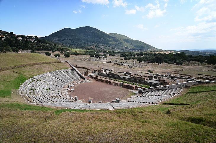 Antica Messene: Teatro greco
