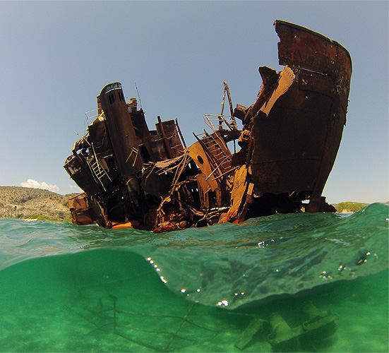 Valtaki beach: Relitto Dimitrios