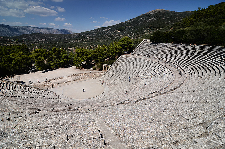 Epidauro: Grande teatro antico