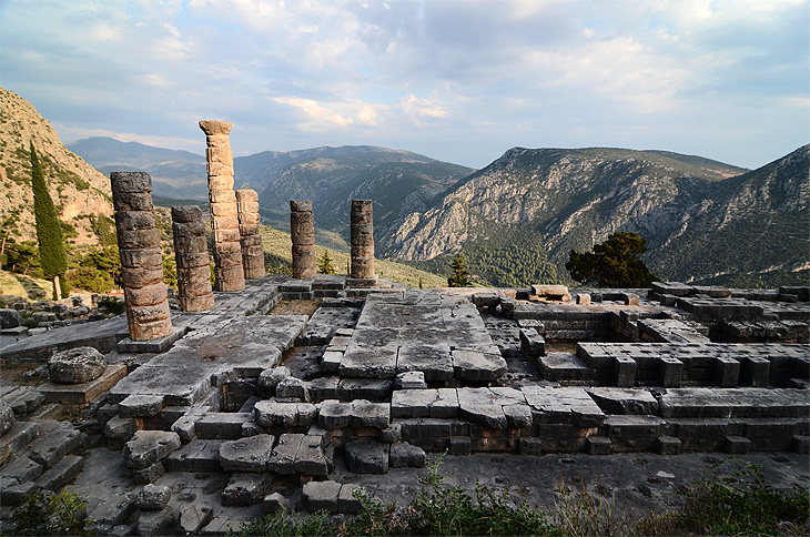 Delfi: Tempio di Apollo