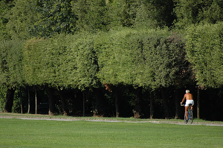 Reggia di Caserta: Ciclista