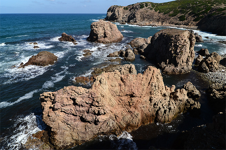 Capo Pecora: Scogliera