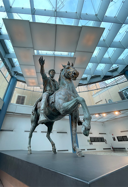 Roma: Statua equestre di Marco Aurelio