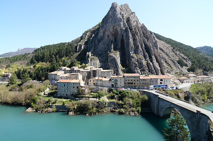 Sisteron: Falesie