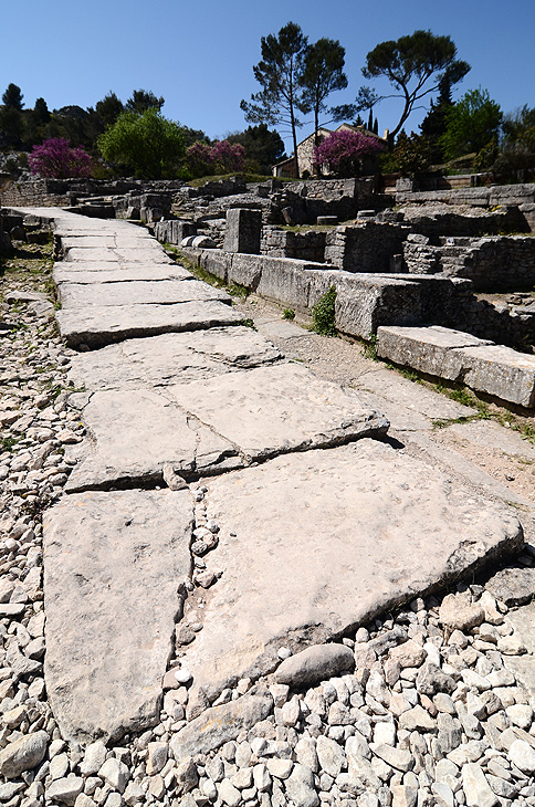 Sito archeologico di Glanum: Strada lastricata