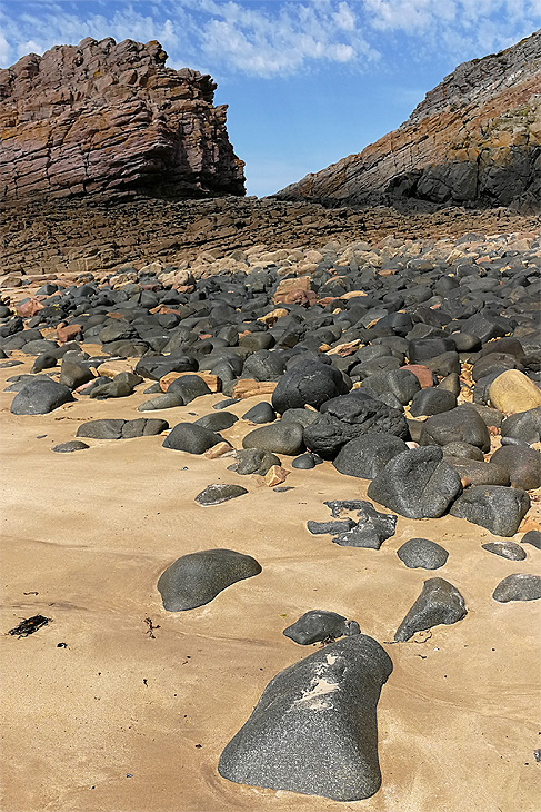 Plage de la Fosse: Scogli