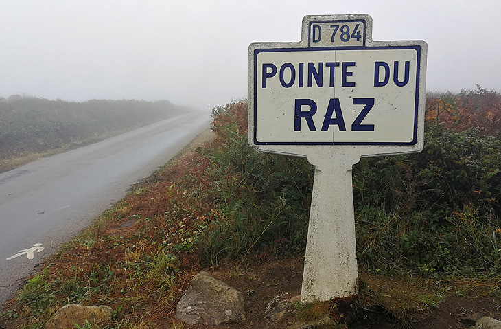 Pointe du Raz: Nebbia