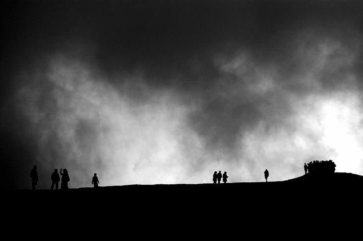 Etna: Ombre in B/N