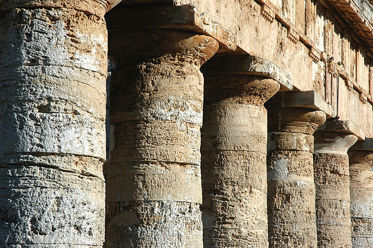 Segesta: Colonne doriche