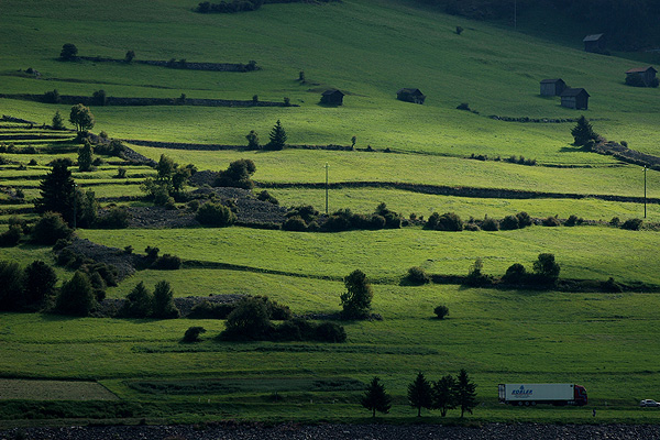 Resia: Prati all'alba