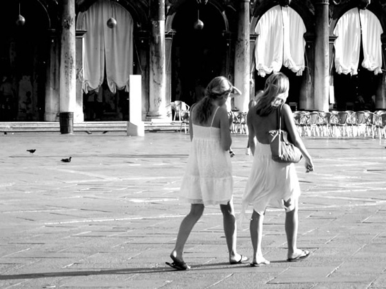 Venezia: Giovani turiste
