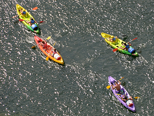Gorges de l'Ardèche: Canoa kayak