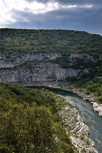 Gorges de l'Ardèche: Discesa delle gole