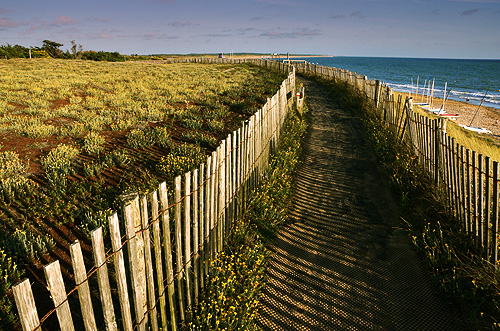 Plage de la Normandelière: Passeggiata lungomare