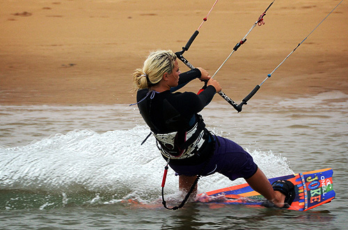 Talmont-Saint-Hilaire: Kite surfing