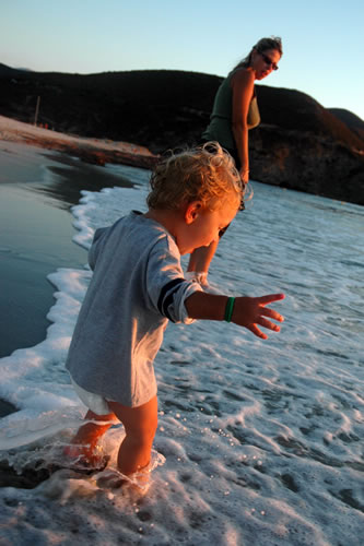 Plage de l'Ostriconi: Al agua!