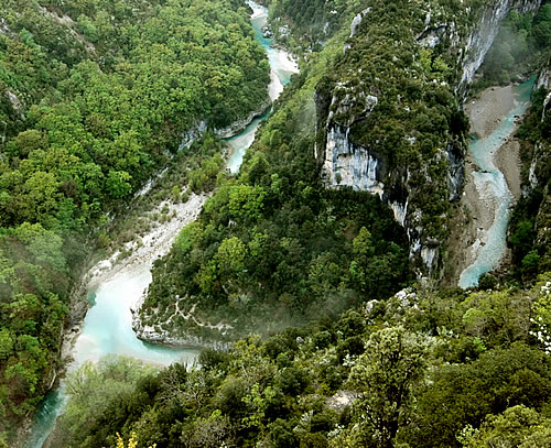 Grand Canyon du Verdon: La Mescla